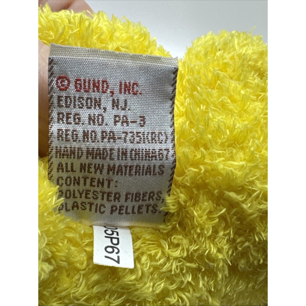 Baby G by Gund‎ Duck Plush 10" Yellow Orange Stuffed Animal - Picture 6 of 11